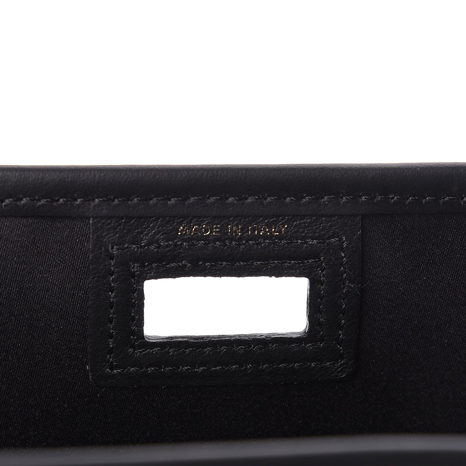 Fendi Glazed Fabric Vitello Century FF 1974 Stamp Patch Mini Peekaboo Defender Cover Mogano Panna Black 7 of 8