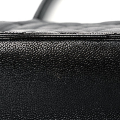 Chanel Caviar Quilted Medallion Tote Black 14 of 19