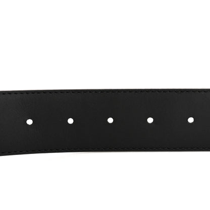 Louis Vuitton Calfskin Monogram 40mm LV Initiales Reversible Belt 85 34 Black 4 of 6