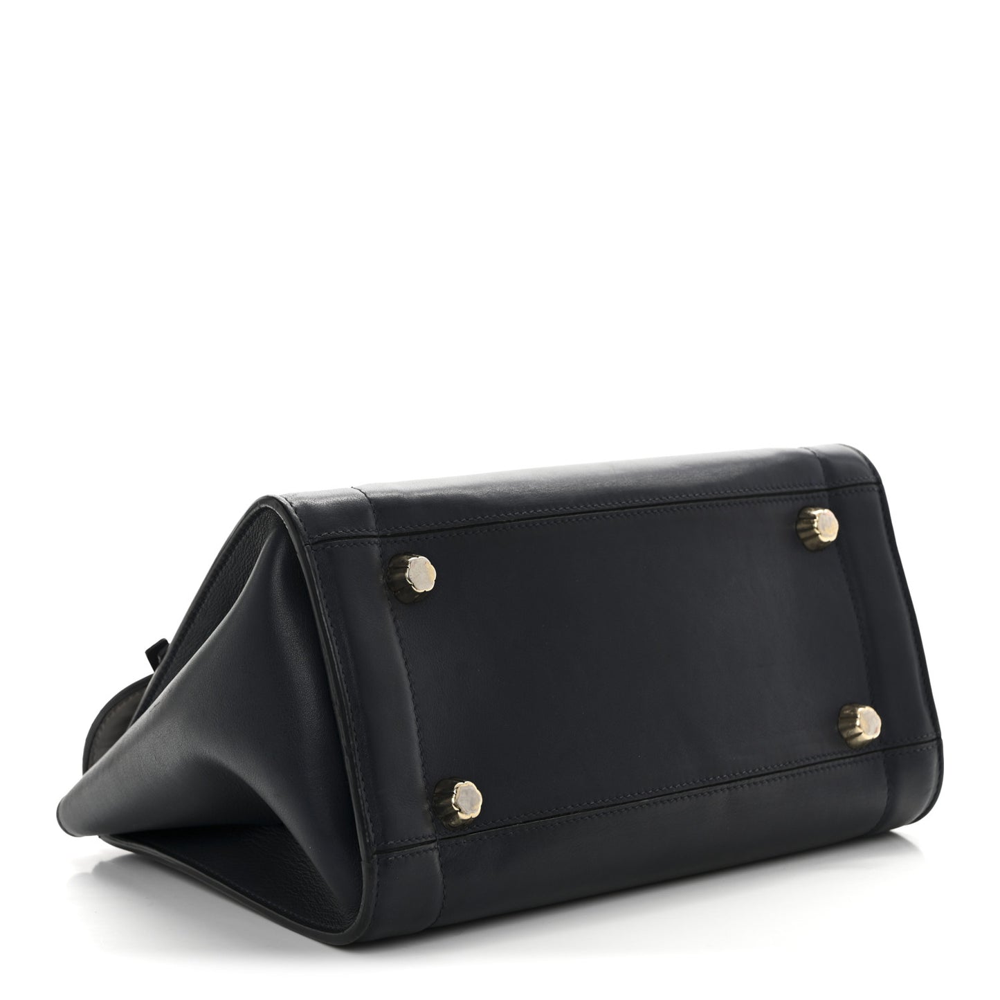 Calfskin Sofia Rainbow Top Handle Bag Blue