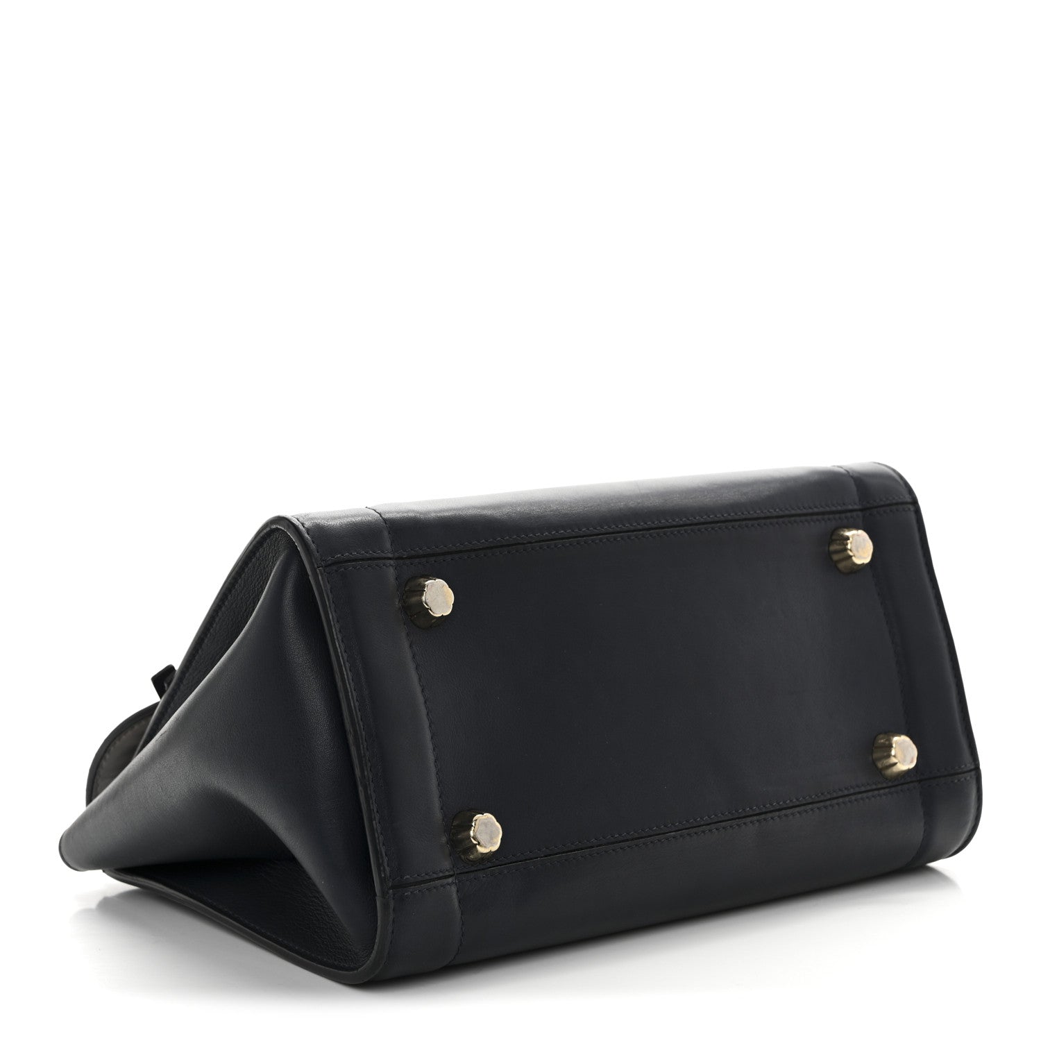 Salvatore Ferragamo Calfskin Sofia Rainbow Top Handle Bag Blue 4 of 21