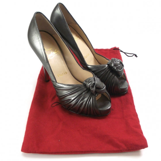 Christian Louboutin Leather Greissimo Platform Pumps 38.5 4 of 7