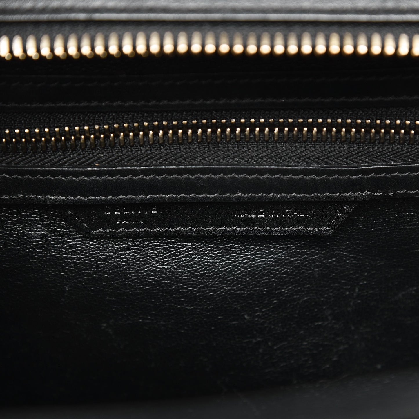 Smooth Calfskin Micro Luggage Black