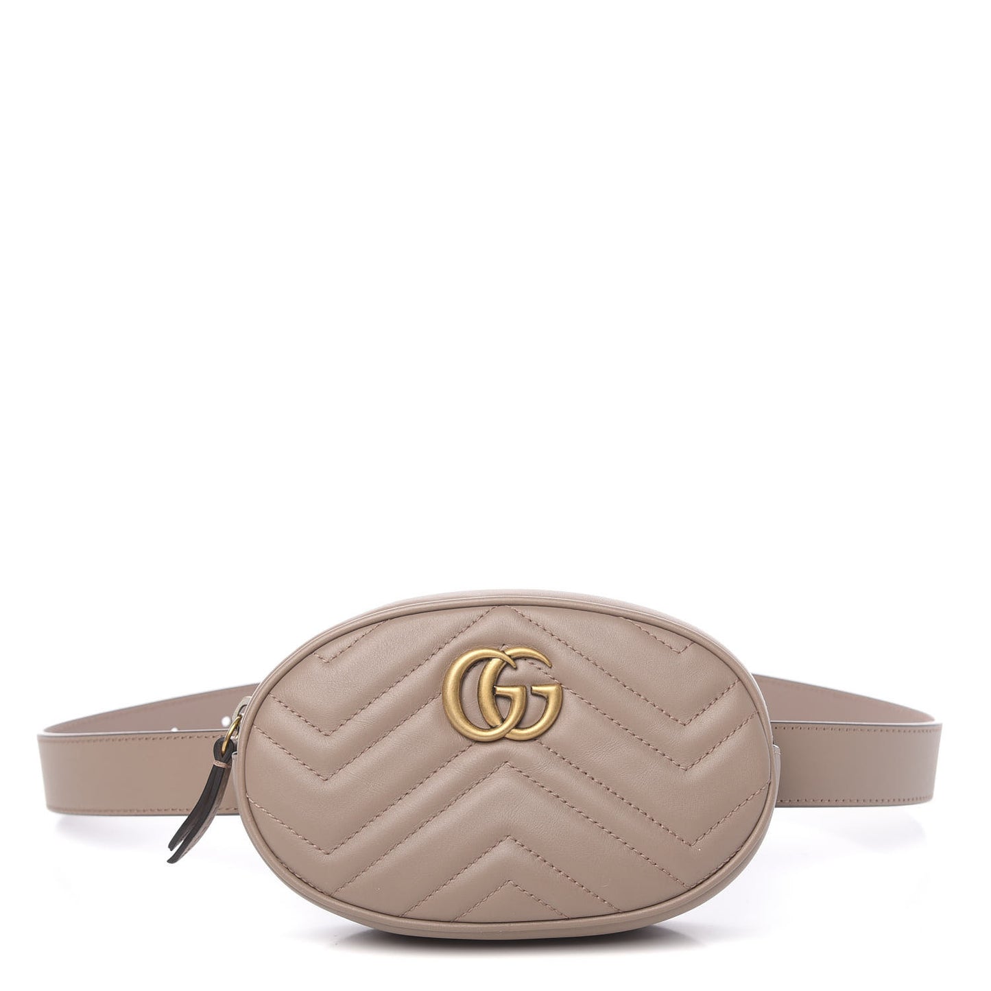 Calfskin Matelasse GG Marmont Belt Bag 85 34 Porcelain Rose