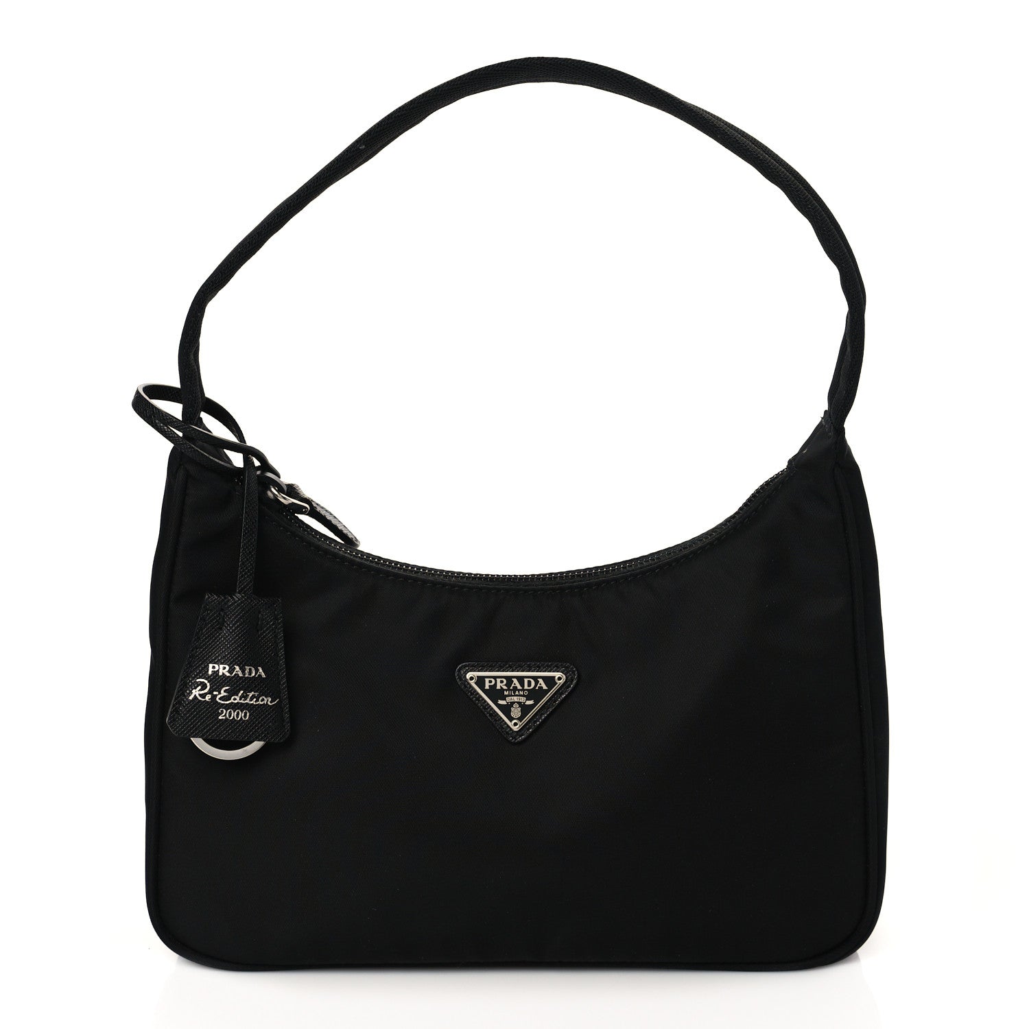 Prada Tessuto Nylon Mini Re-Edition 2000 Bag Black 1 of 10