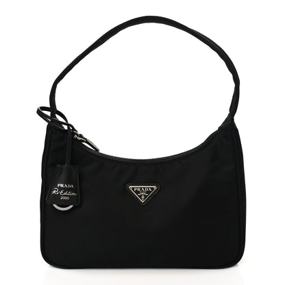 Prada Tessuto Nylon Mini Re-Edition 2000 Bag Black 1 of 10