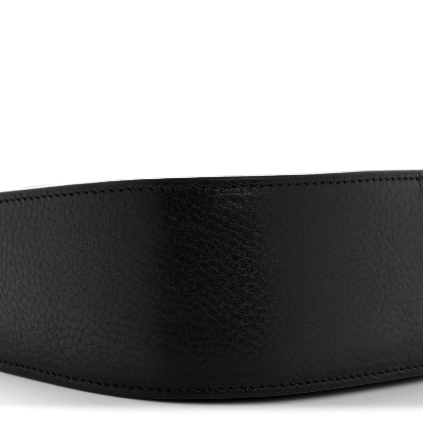 Smooth Calfskin Half Moon Shoulder Bag Black