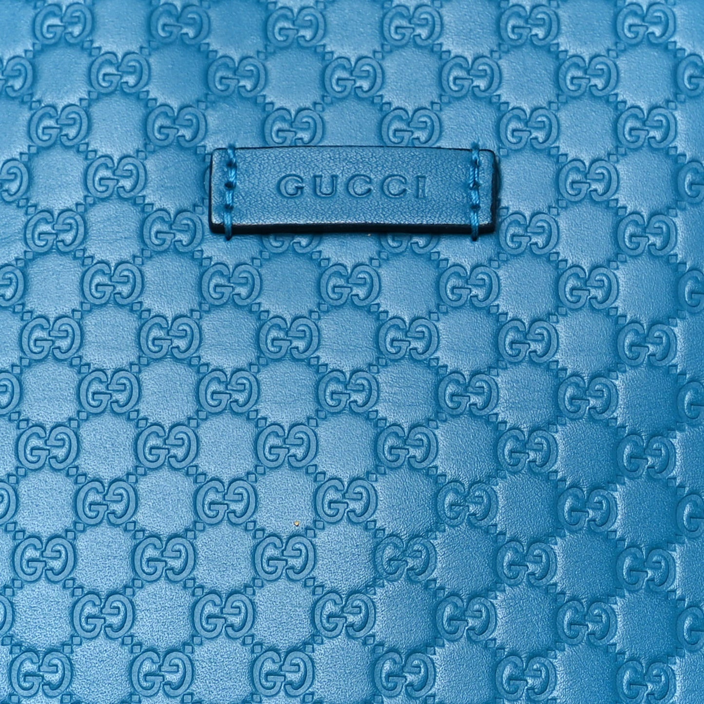 Soft Microguccissima Dome Satchel Deep Cobalt