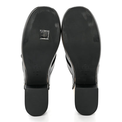 Chanel Calfskin CC Turn Lock Clogs 40 Black 5 of 8