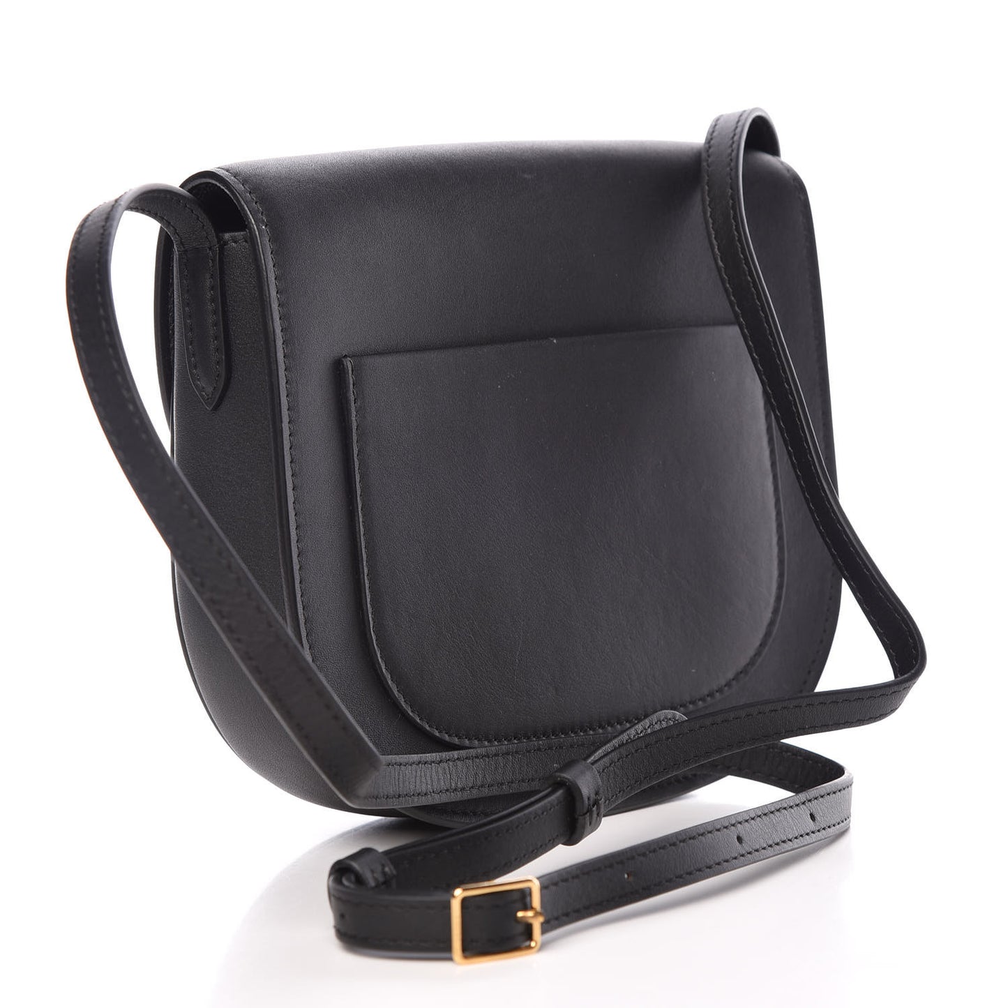 Smooth Calfskin Small Trotteur Black