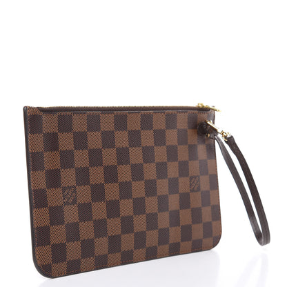Louis Vuitton Damier Ebene Neverfull MM GM Pochette 3 of 9
