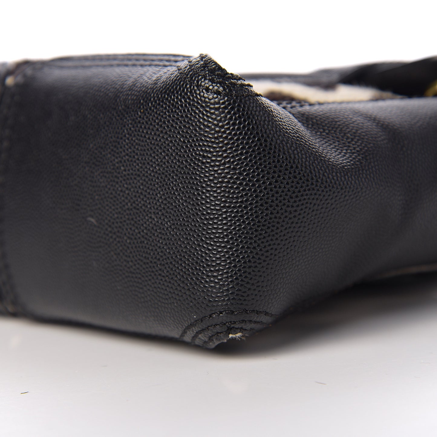3.1 Calf Hair Polka Dot Mini Pashli Satchel Black