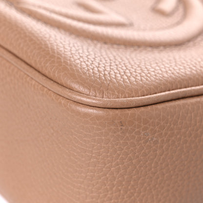 Gucci Pebbled Calfskin Small Soho Disco Bag Camelia 5 of 15