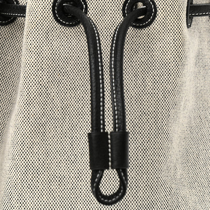 Hermes Toile Sac Marin PM Natural Black 8 of 10