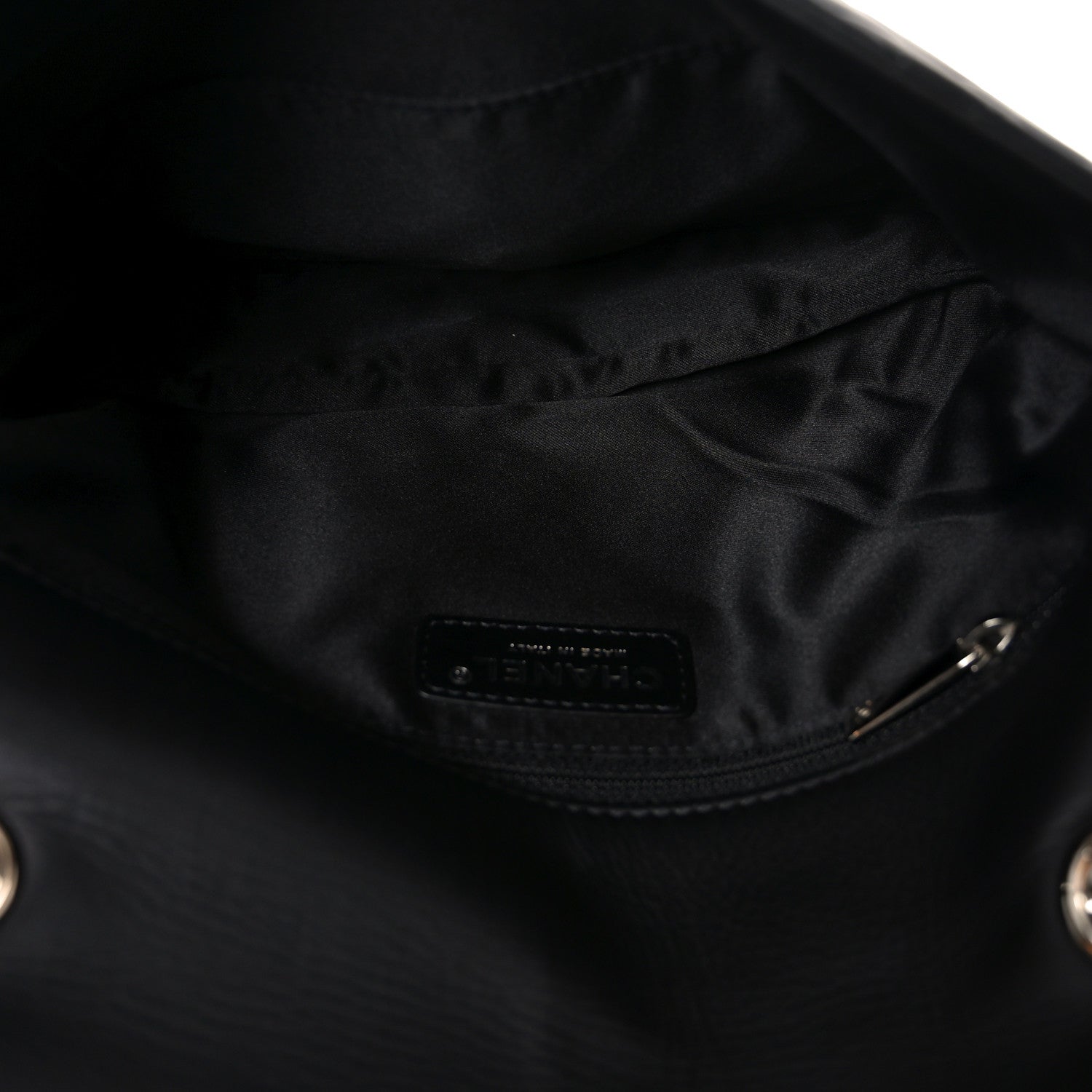 Chanel Lambskin Quilted Jumbo Chanel 3 Flap Bag Black 5 of 10