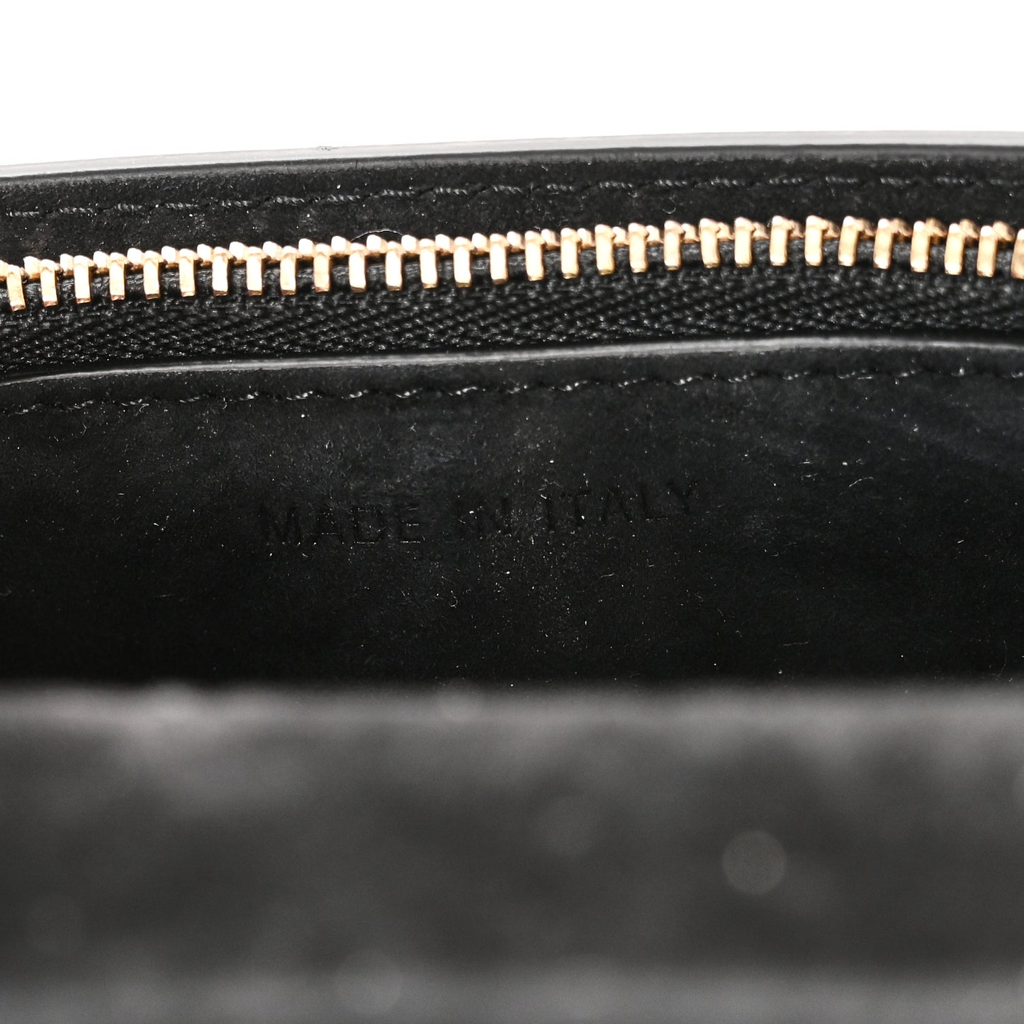 Grained Calfskin Saddle Belt Bag Black