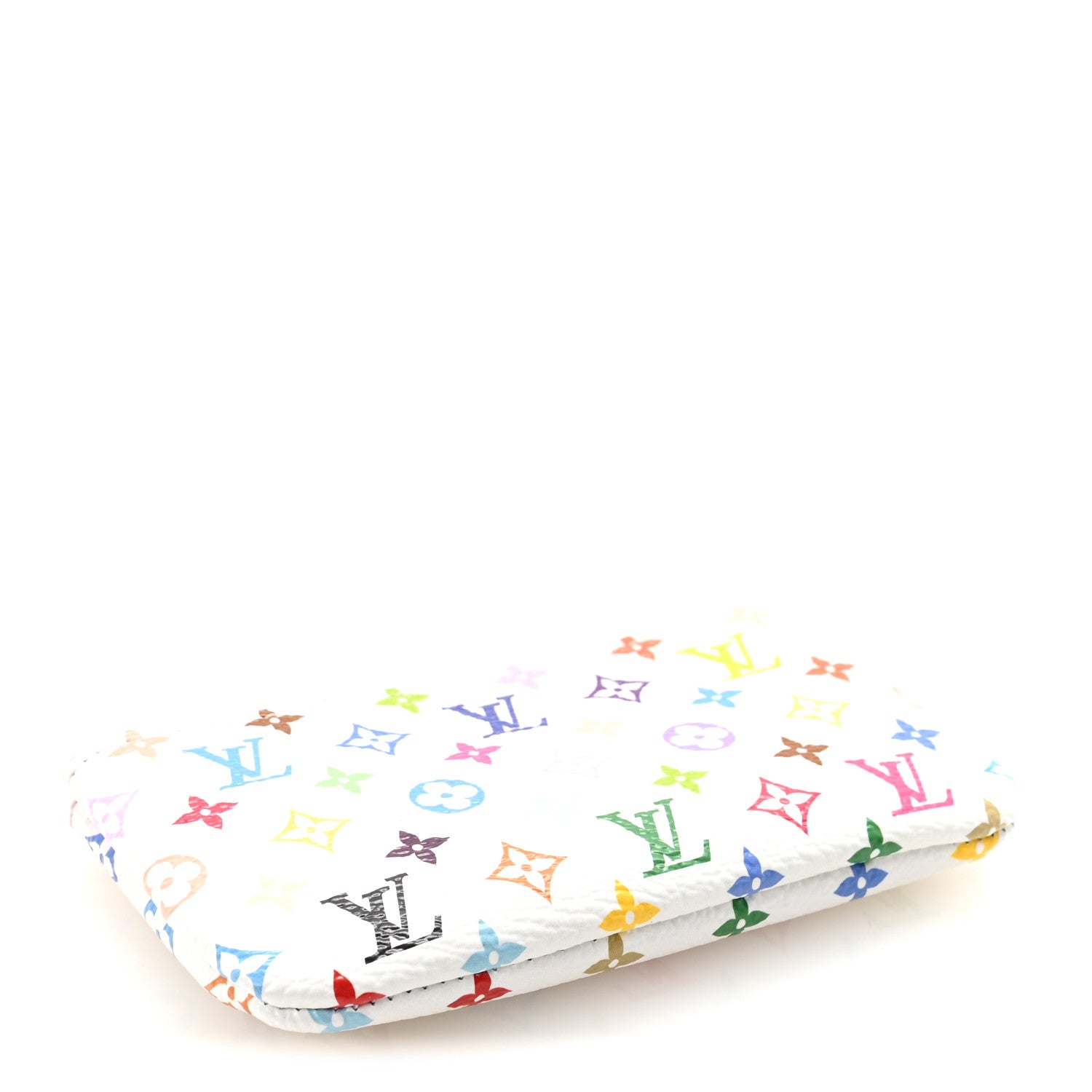 Louis Vuitton LV X TM Monogram Multicolor Key Pouch White 4 of 7