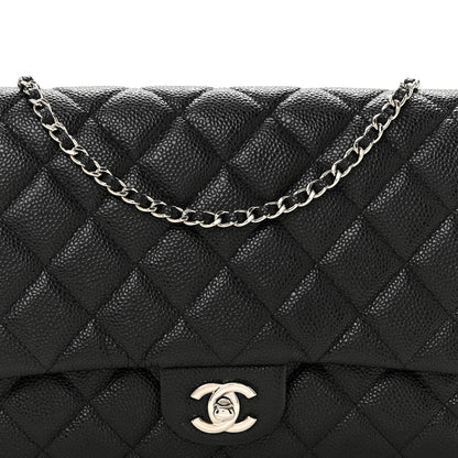 Chanel Caviar Quilted Clutch With Chain Flap Black 8 of 12