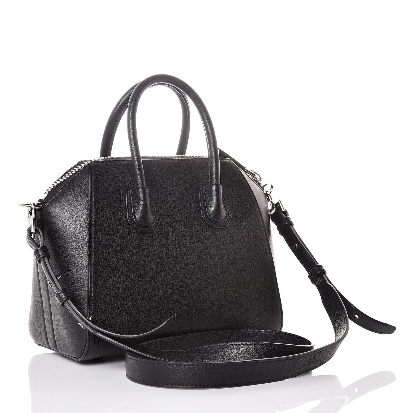 Sugar Goatskin Mini Antigona Black
