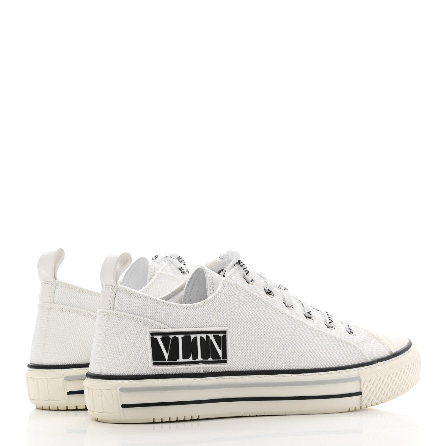 Valentino Garavani Patent Calfskin Womens Giggies Low Top Sneakers 40.5 White 4 of 9