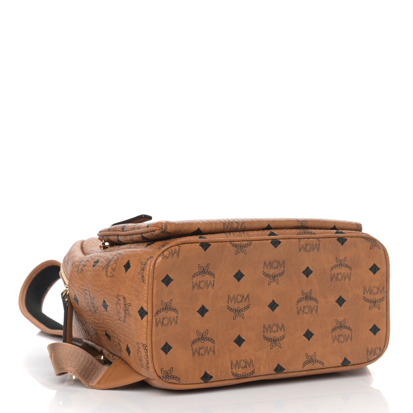 Visetos Studded Retro Trilogie Stark Backpack Cognac