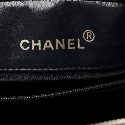 Chanel Canvas Quilted CC Tassel Camera Bag Blue 6 of 11