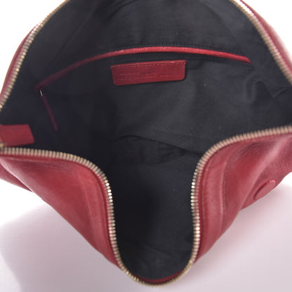 Alexander McQueen Calfskin De Manta Clutch Red 5 of 17