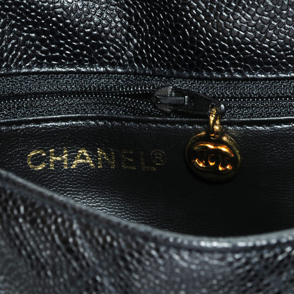 Chanel Caviar Crossbody Flap Bag Black 6 of 9