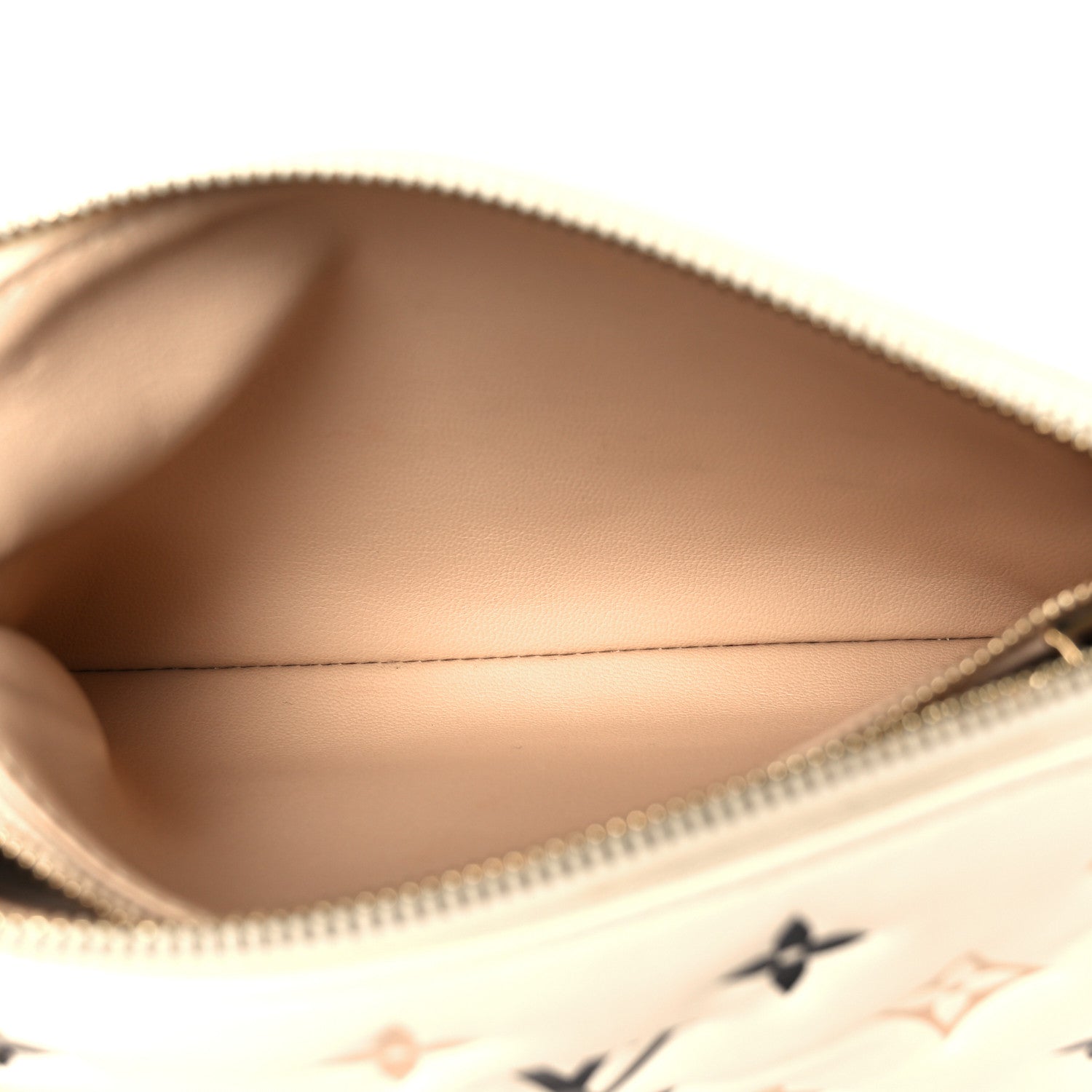Louis Vuitton Lambskin Embossed Monogram Tricolor By The Pool Coussin BB Beige 6 of 11