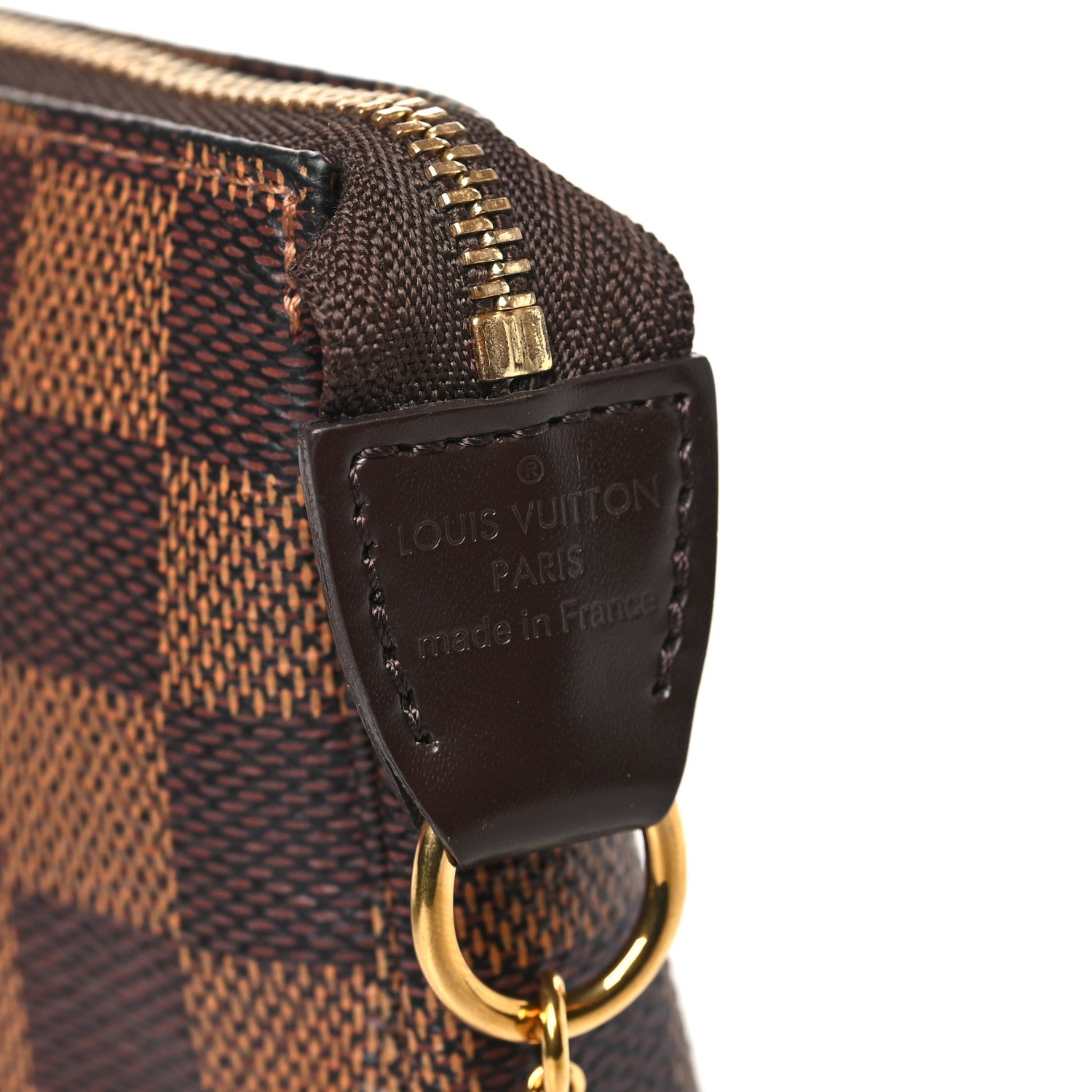 Louis Vuitton Damier Ebene Mini Pochette Accessories 6 of 9