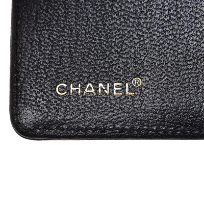 Chanel Goatskin Small Ring Agenda Planner Black 6 of 8