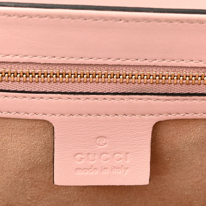Gucci GG Supreme Monogram Calfskin Medium Padlock Shoulder Bag Beige Perfect Pink 6 of 10