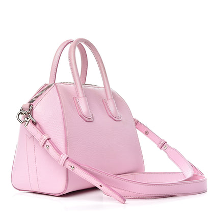 Givenchy Sugar Goatskin Mini Antigona Pale Pink 3 of 16