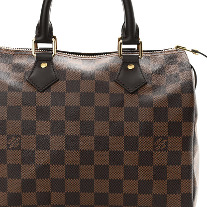 Louis Vuitton Damier Ebene Speedy 25 7 of 9