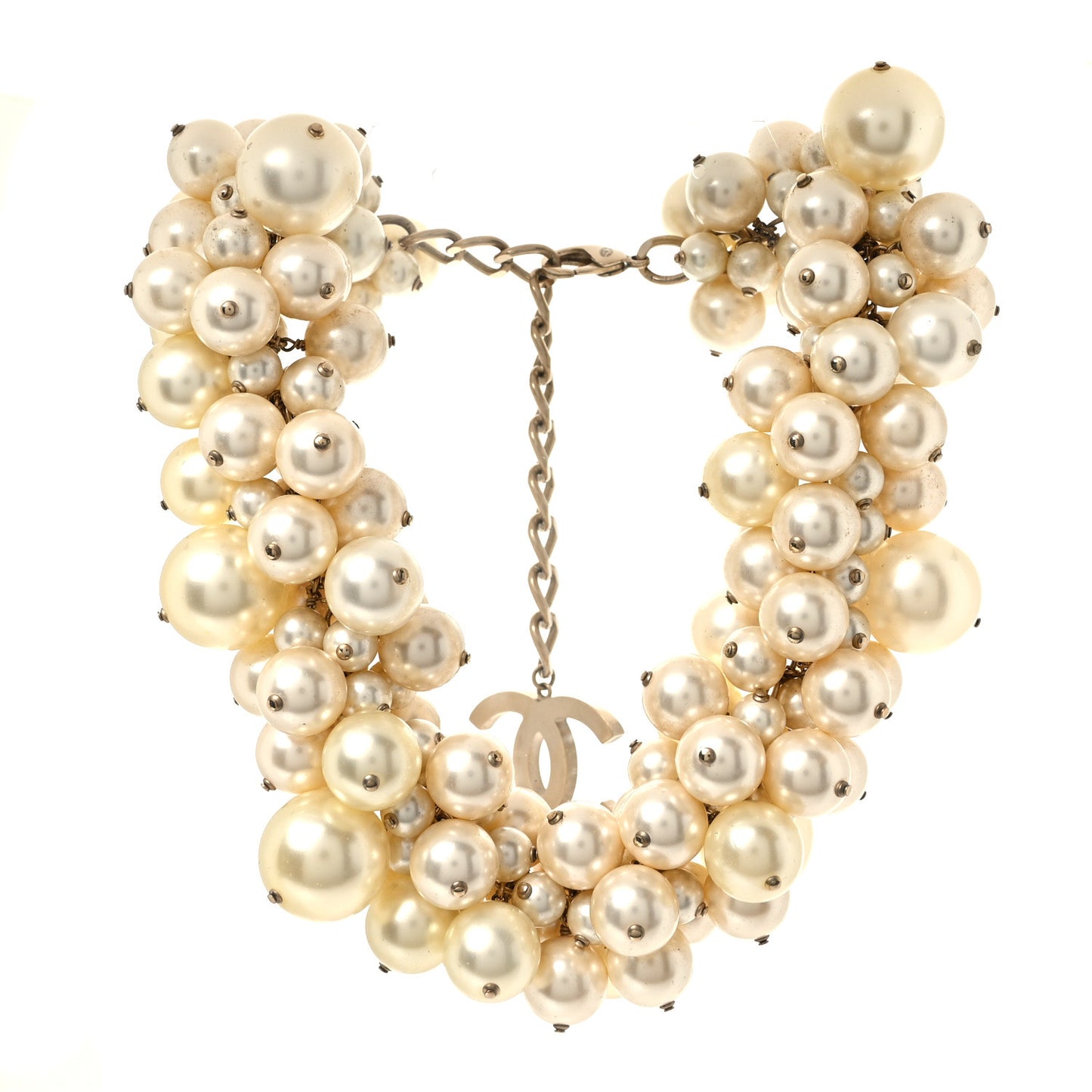 Pearl Choker Necklace Gold