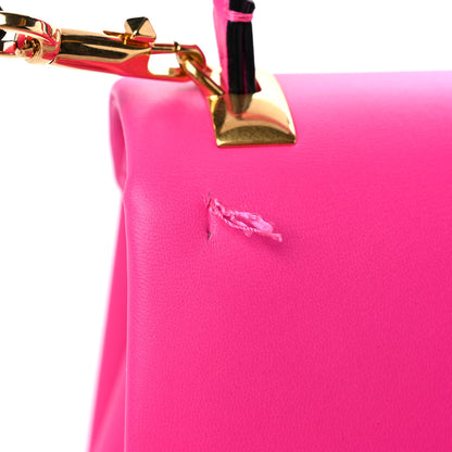 Valentino Garavani Nappa Small One Stud Top Handle Bag Pink PP 14 of 14