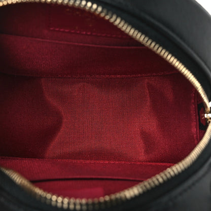 Chanel Lambskin Quilted Chanel 19 Round Clutch With Chain Black 4 of 9