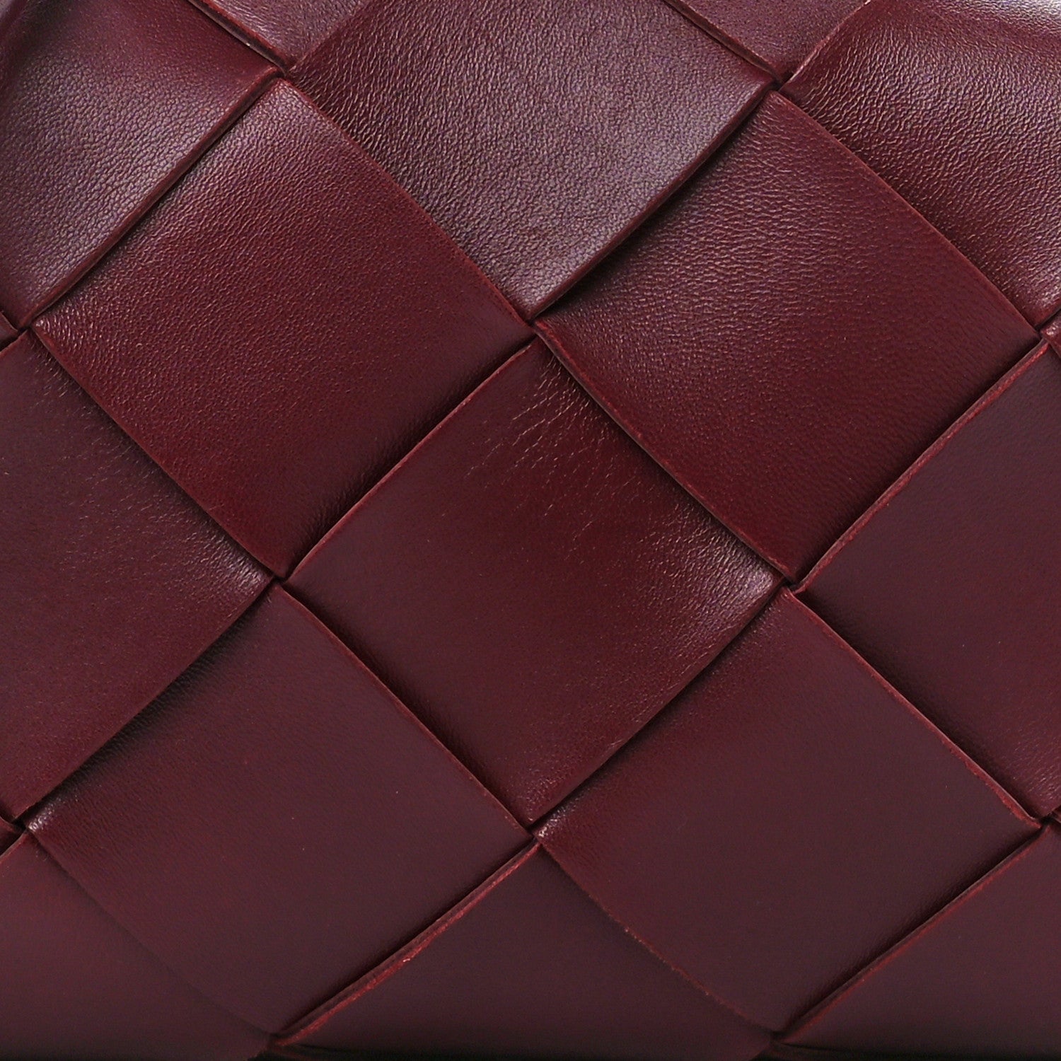 Bottega Veneta Lambskin Maxi Intrecciato Small Cassette Camera Bag Barolo 7 of 9