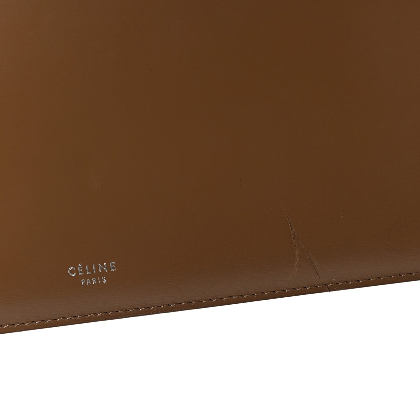 Patina Box Calfskin Medium Clasp Bag Light Camel