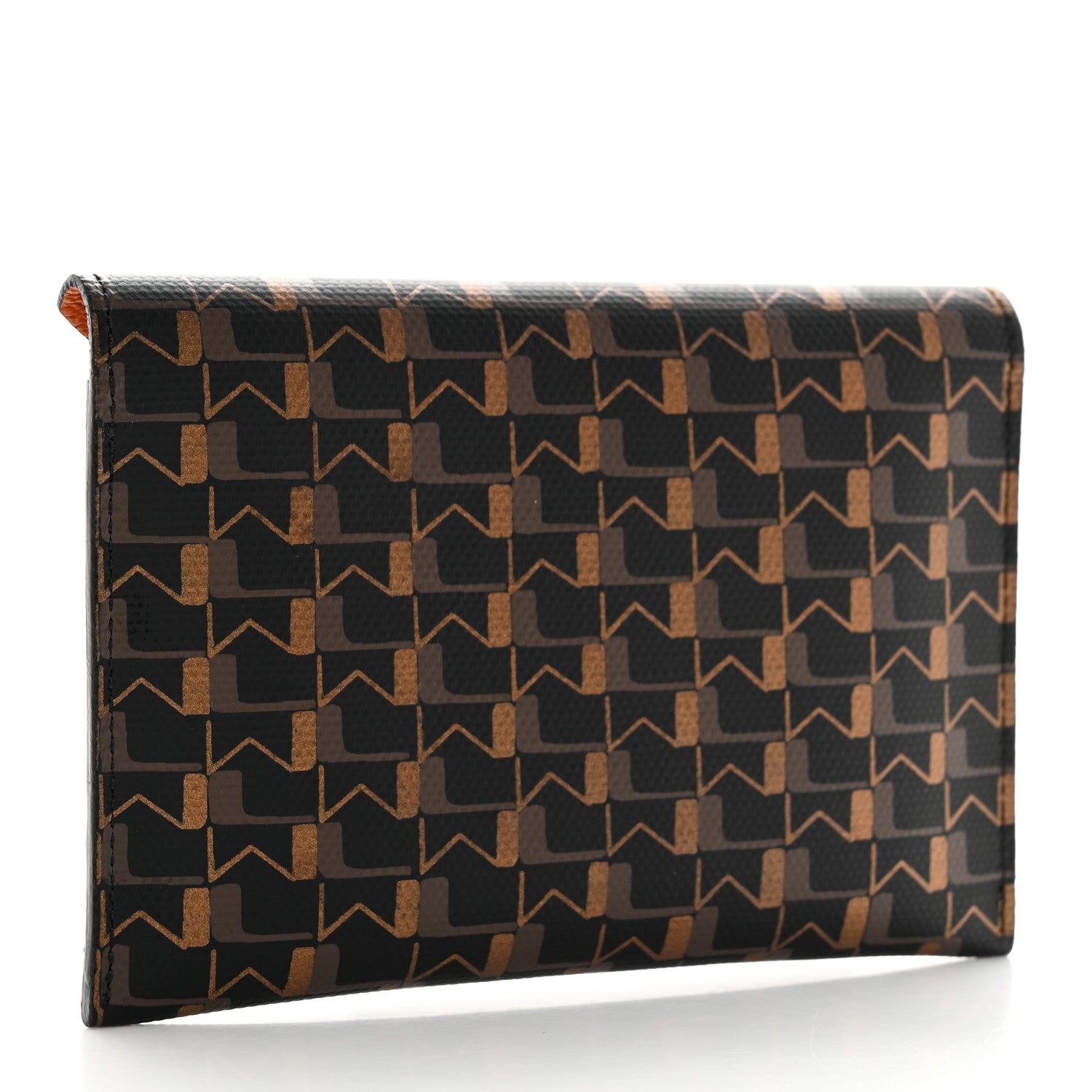 Moynat Toile 1920 Oh! Envelope Passport Holder Carbon Bronze 3 of 7