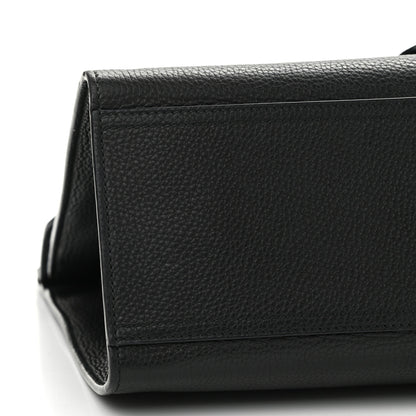 Gucci Calfskin Medium GG Marmont Top Handle Bag Black 9 of 14