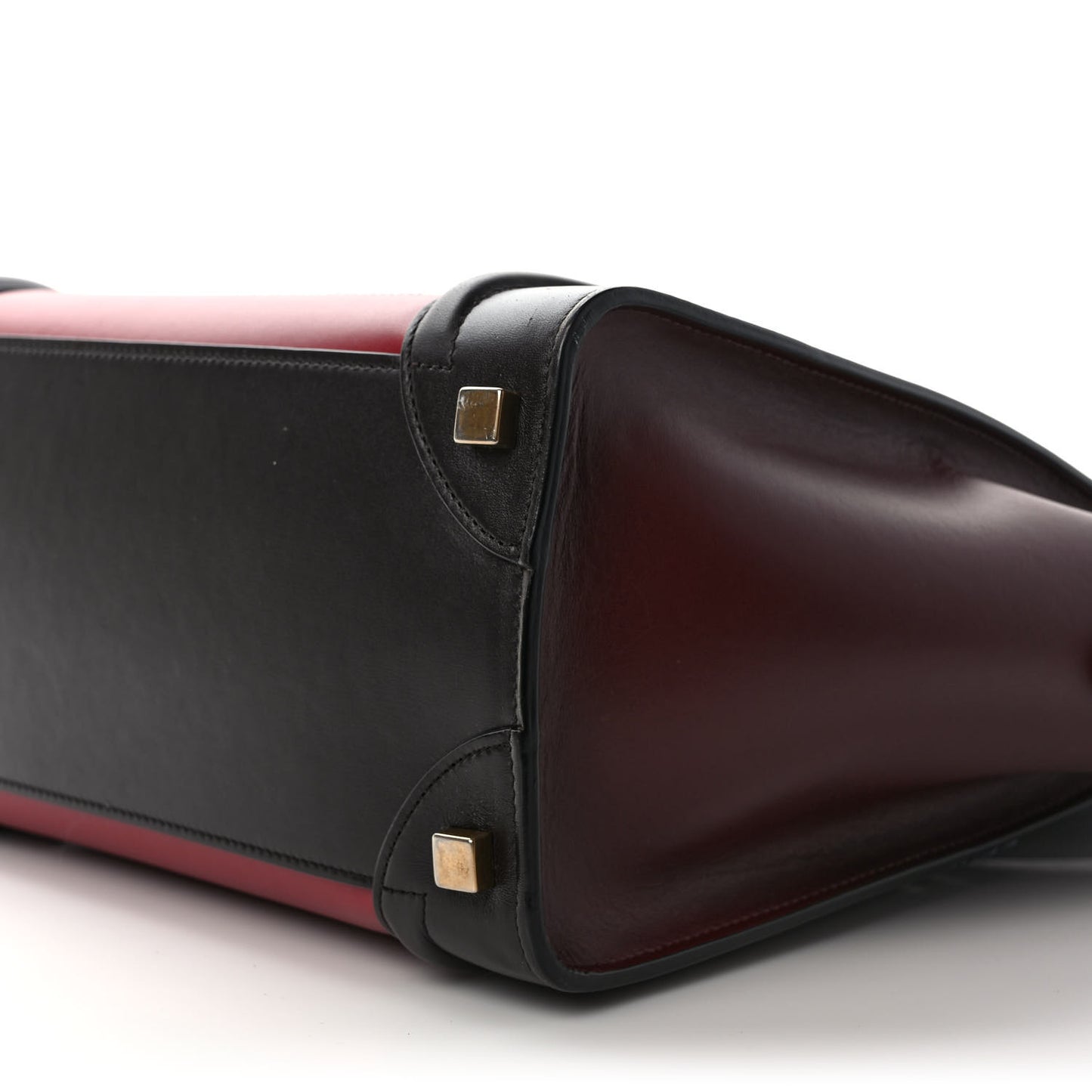 Smooth Calfskin Micro Tri-Color Luggage Micro Red