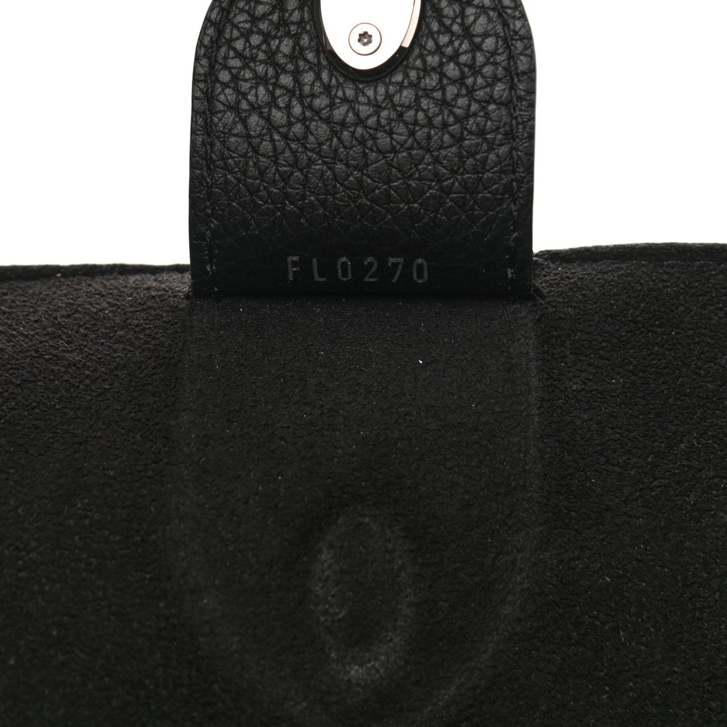Calfskin Lockme Go Tote Black