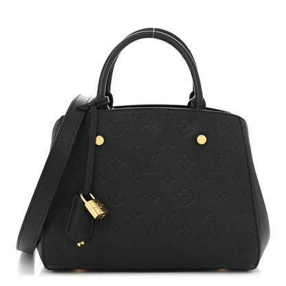 Louis Vuitton Empreinte Montaigne BB Black 1 of 11