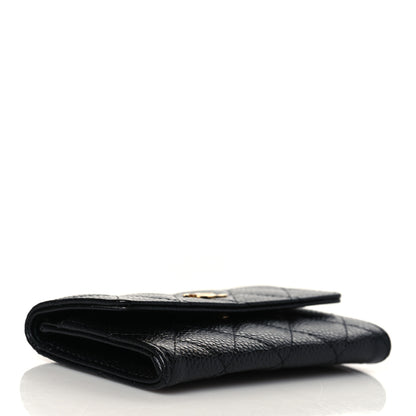 Chanel Caviar Quilted Flap Card Holder Black 4 of 10