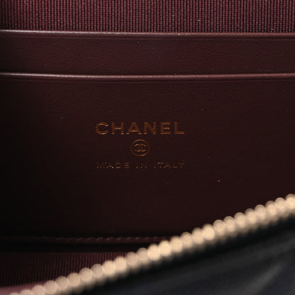Chanel Caviar Quilted Top Handle Slim Vanity With Chain Black 6 of 11
