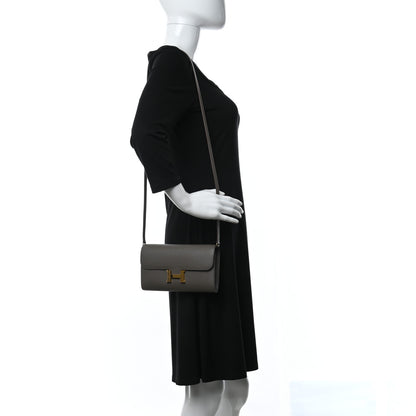 Hermes Epsom Constance Long To Go Wallet Etoupe 2 of 10