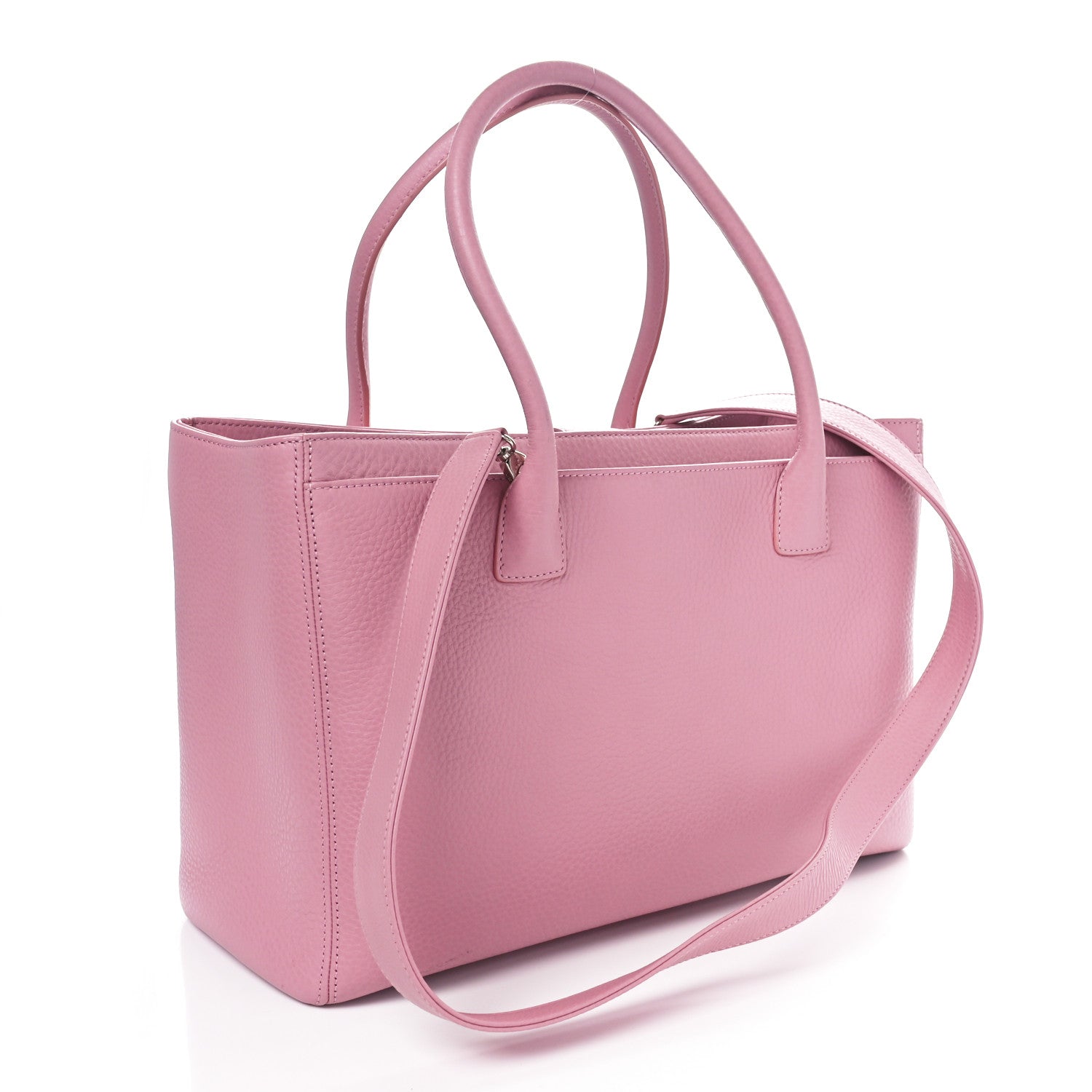 Chanel Calfskin Cerf Executive Shopper Tote Pink 2 of 10