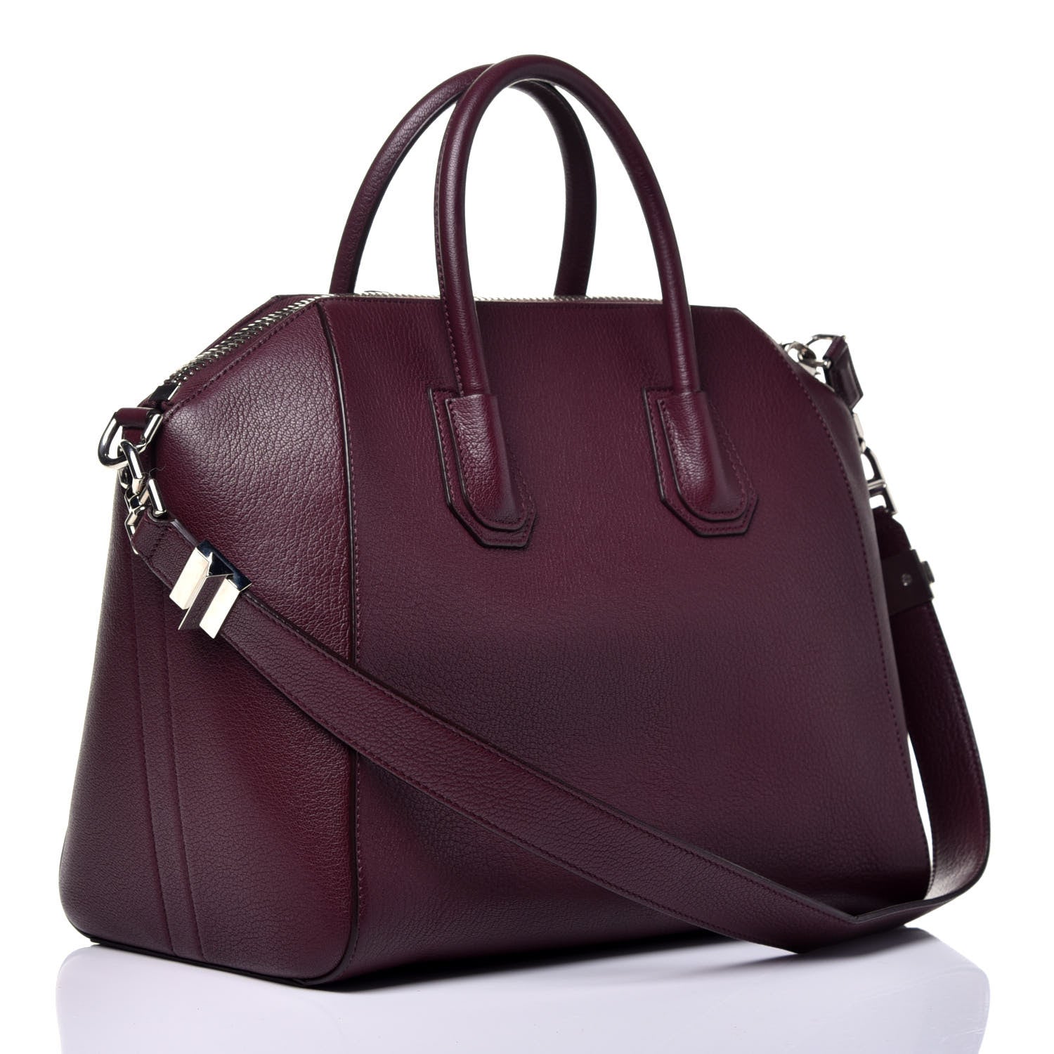 Givenchy Sugar Goatskin Medium Antigona Oxblood 3 of 9