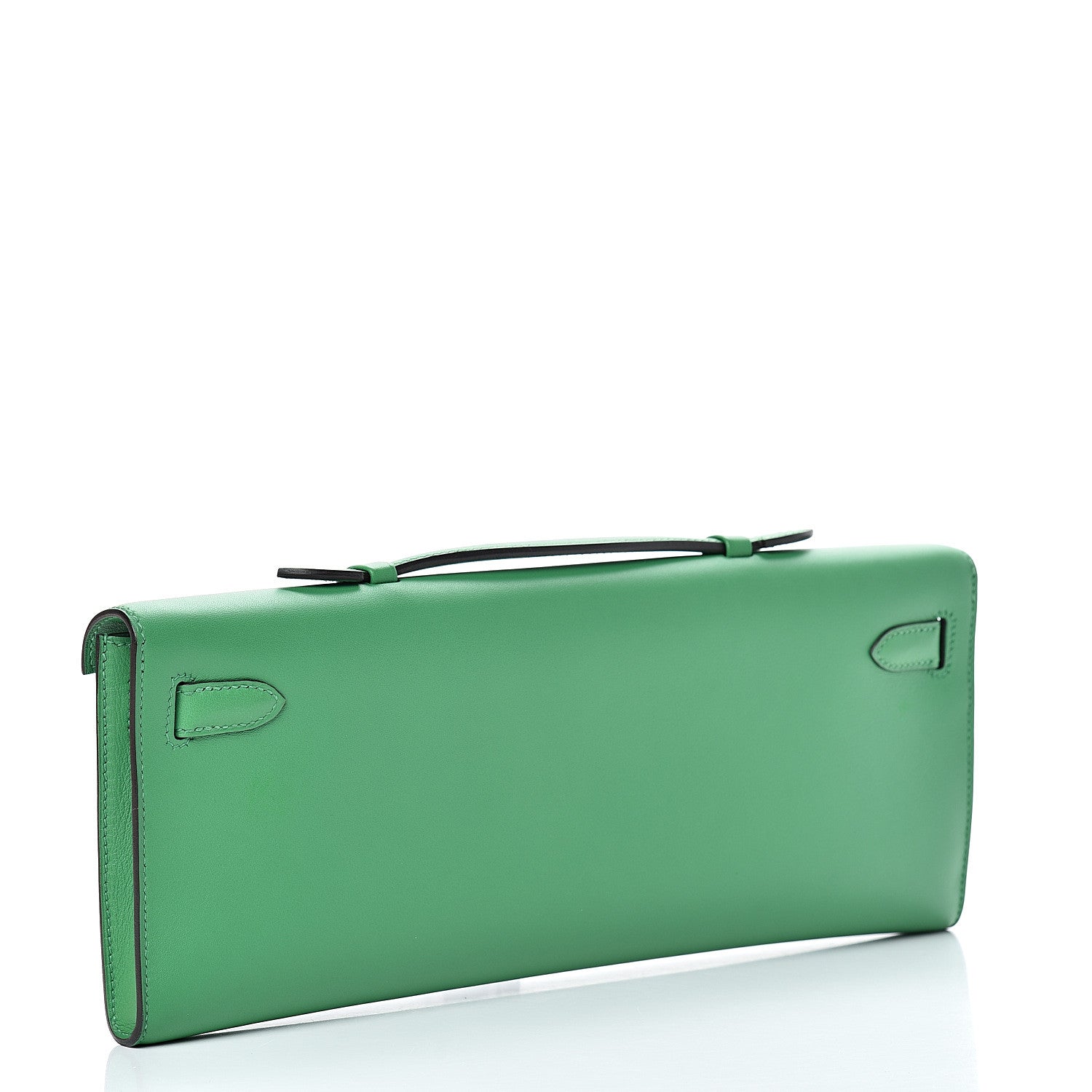 Hermes Swift Kelly Cut Clutch Pochette Bambou 2 of 9